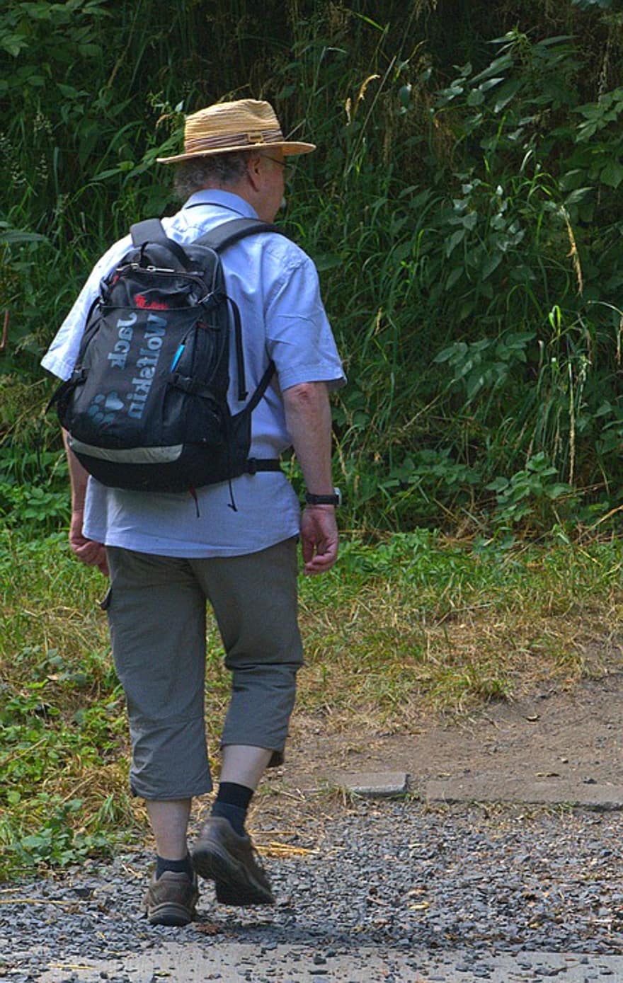 man-wanderer-backpack-person-hike-hat-walk