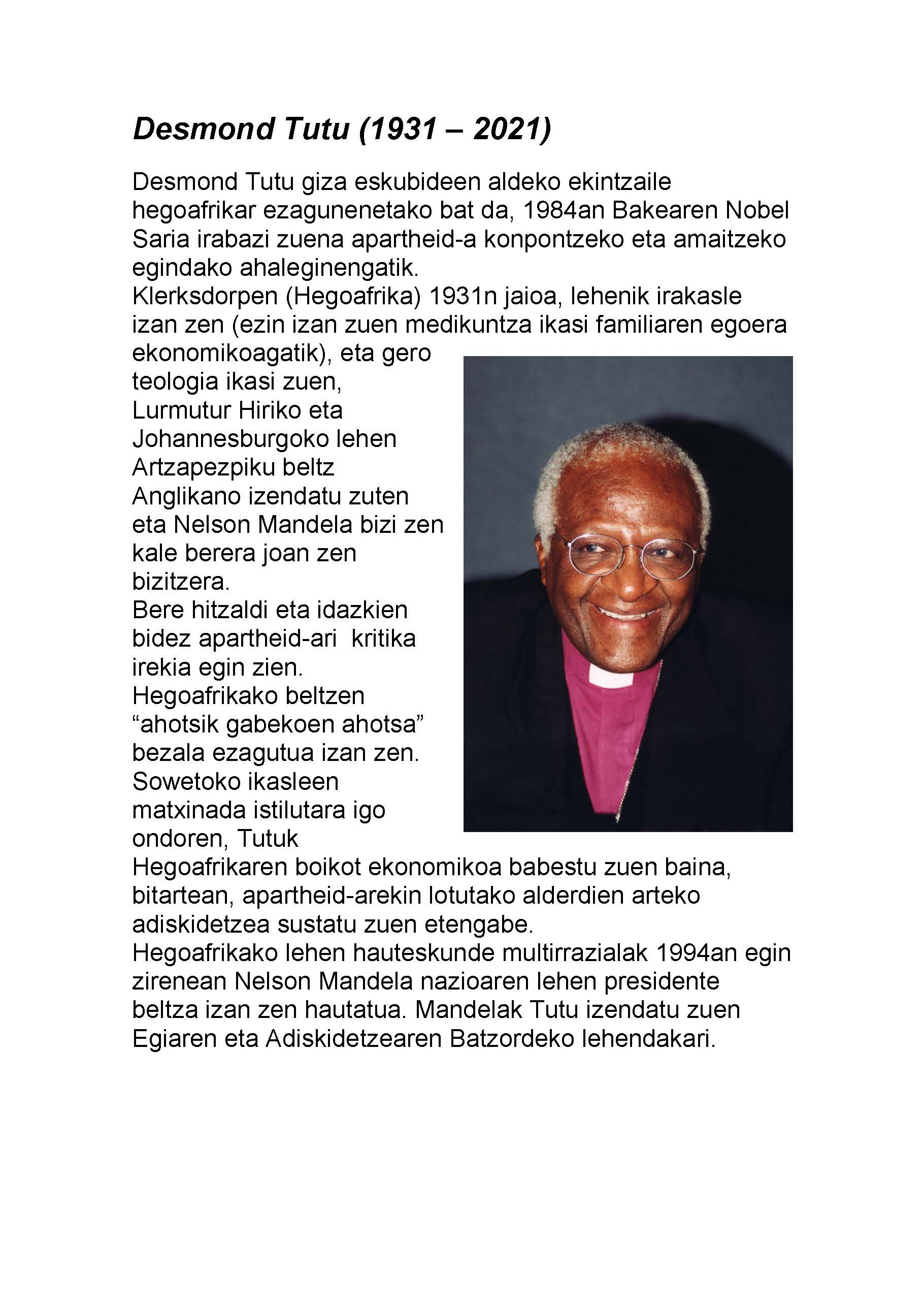 Desmond Tutu